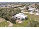 An aerial view of the home and surrounding neighborhood at 3510 Amanda St, Punta Gorda, FL 33950