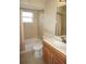 Functional bathroom featuring a shower-tub combo, toilet, and a vanity with a sink at 379 Bal Harbor Blvd, Punta Gorda, FL 33950