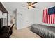 Spacious bedroom with comfortable furnishings and neutral decor at 1210 Nabatoff St, North Port, FL 34288