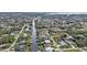 Aerial view of a waterfront community with access to the Gulf and a stunning view of a lush natural landscape at 18536 Alphonse Cir, Port Charlotte, FL 33948