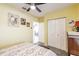 Well-lit bedroom with large closet and views of the backyard at 2040 Willow Hammock Cir # 208, Punta Gorda, FL 33983