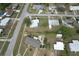 An aerial view displays the neighborhood, highlighting the property's location and surrounding homes at 21422 Mallory Ave, Port Charlotte, FL 33952