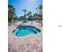 Relaxing community hot tub with surrounding lounge area and pool at 2419 Daisy Dr, North Port, FL 34289