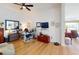 Bright office space features hardwood floors and generous natural light at 24313 Westgate Blvd, Punta Gorda, FL 33980