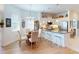 Kitchen and breakfast bar with bright lighting at 24313 Westgate Blvd, Punta Gorda, FL 33980