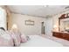 This is a traditionally decorated bedroom with a pink and white color palette at 26373 Madagascar, Punta Gorda, FL 33983
