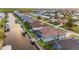 Waterfront homes lining a canal, each with private boat docks and screened in pools at 4320 Vasco St, Punta Gorda, FL 33950
