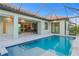 Lovely pool and spa with covered lanai, creating a seamless indoor-outdoor living experience at 4320 Vasco St, Punta Gorda, FL 33950
