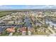 Areal image capturing homes with private pools and canals leading out to open water at 1303 Casey Key Dr, Punta Gorda, FL 33950