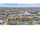 An elevated view of a neighborhood highlighting waterfront living, with access to canals and private boat docks at 1303 Casey Key Dr, Punta Gorda, FL 33950