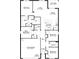 Detailed floor plan showcasing the layout of the home's rooms and dimensions, including the garage at 16395 Larocha Dr, Punta Gorda, FL 33955
