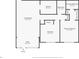 Detailed floor plan showcasing the layout of the living room, kitchen, bedrooms, and bathrooms at 21287 Gertrude Ave # 106, Port Charlotte, FL 33952