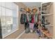 Walk-in closet featuring wire shelving, providing ample storage space for clothes and accessories at 24528 Sunrise Dr, Punta Gorda, FL 33980