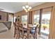 Open floor plan shows the dining area with patio views at 24528 Sunrise Dr, Punta Gorda, FL 33980