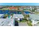 This aerial view shows how close the home is to the water at 3233 Wood Thrush Dr # 23C, Punta Gorda, FL 33950