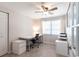 Clean and bright home office with modern desk, chair, and ample storage space at 3348 Pinetree St, Port Charlotte, FL 33952