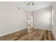 Spacious bedroom with vaulted ceiling, wood-look floors and generous natural light for a cozy ambiance at 3959 San Rocco Dr # 612, Punta Gorda, FL 33950