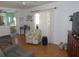 View from living room area showing eat-in area through an open floor plan at 5632 Holiday Park Blvd, North Port, FL 34287