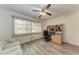 Bedroom showing a desk and a large window for natural light at 1052 Hinton St, Port Charlotte, FL 33952