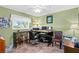 Functional home office with a large window and ample desk space for productivity at 1225 Neapolitan Rd, Punta Gorda, FL 33983