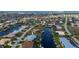 Scenic view of a single Gathering home along the water with private dock at 1334 Via Milanese, Punta Gorda, FL 33950