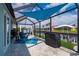 Comfortable outdoor living space perfect for relaxing and enjoying the canal view at 1334 Via Milanese, Punta Gorda, FL 33950