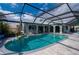 Beautiful pool with plenty of space for outdoor living and a great view of the backyard at 1334 Via Milanese, Punta Gorda, FL 33950