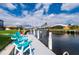 Picturesque waterfront property featuring a private dock and serene water views at 1334 Via Milanese, Punta Gorda, FL 33950