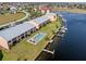 A waterfront condo featuring a private pool and boat dock, perfect for enjoying coastal living at 1344 Rock Dove Ct # D102, Punta Gorda, FL 33950