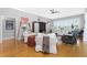 Spacious living area with stylish decor, offering a comfortable and inviting living space at 1417 Carswell St, Port Charlotte, FL 33953