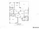 Detailed floor plan showcasing the layout of the home's bedrooms, kitchen, living spaces, and outdoor pool area at 1616 Palmetto Palm Way, North Port, FL 34288