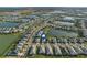 Aerial view of a community with homes surrounding several lakes at 17917 Wayside Bnd, Punta Gorda, FL 33982