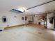 Spacious garage with ample storage and work space with lighting at 399 Bal Harbor Blvd, Punta Gorda, FL 33950