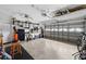 This spacious garage includes overhead storage, utility sink, and plenty of room for projects at 611 Bal Harbor Blvd, Punta Gorda, FL 33950