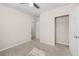 Bedroom with a closet, neutral paint, and carpet at 616 Posadas Cir, Punta Gorda, FL 33983