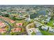 Panoramic aerial view showcasing the home's location within a beautiful waterfront community at 916 S Gondola Dr, Venice, FL 34293