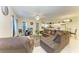 Spacious living room featuring an open floor plan and comfortable seating arrangement at 315 Southland Rd, Venice, FL 34293