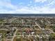 Aerial view of neighborhood, highlighting the property's location and surrounding community at 4461 Baroda Ave, North Port, FL 34287