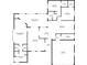 Detailed floor plan showcasing the layout and dimensions of the home's living spaces at 4461 Baroda Ave, North Port, FL 34287