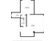Basement layout featuring a large bedroom, bath, hall, and a spacious 25'3