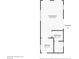 Floor plan showing living room, bathroom, and kitchen dimensions at 7440 Riverside Dr, Punta Gorda, FL 33982