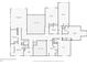 Floor plan showcasing bedrooms, bathrooms, office, and storage areas on the second floor at 7440 Riverside Dr, Punta Gorda, FL 33982
