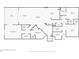 Detailed floor plan of the house, including the dimensions of each room at 85 Vivante Blvd # 8542, Punta Gorda, FL 33950