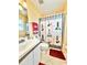 Cozy bathroom featuring a shower with decorative nautical curtain and a light vanity sink at 9400 Little Gasparilla Is # C2, Placida, FL 33946