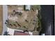 Aerial view of a waterfront lot that includes a boat trailer at 129 Barre Nw Dr, Port Charlotte, FL 33952