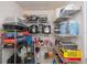 Walk-in pantry with well-organized shelving and storage for all your culinary needs at 129 Barre Nw Dr, Port Charlotte, FL 33952
