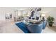Bright and airy living space showcasing modern decor, dining area, and cozy seating arrangements at 16408 Bridle Ridge St, Port Charlotte, FL 33953