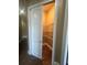Pantry with wooden floor and wire shelving at 2031 Basin St, Port Charlotte, FL 33952