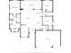 Detailed floor plan highlighting the layout of the home, including bedrooms, kitchen, living spaces, and outdoor areas at 23218 Fawn Ave, Punta Gorda, FL 33980