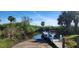 Community boat dock with a boat ramp at 30035 Alder Rd, Punta Gorda, FL 33982